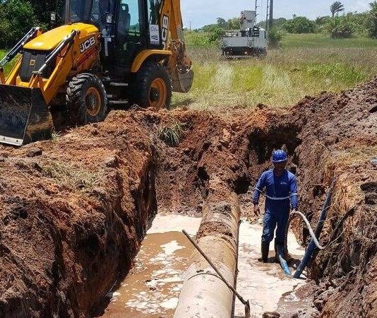 Abastecimento De água é Interrompido Em Itaparica E Vera Cruz Após Vazamento Em Adutora