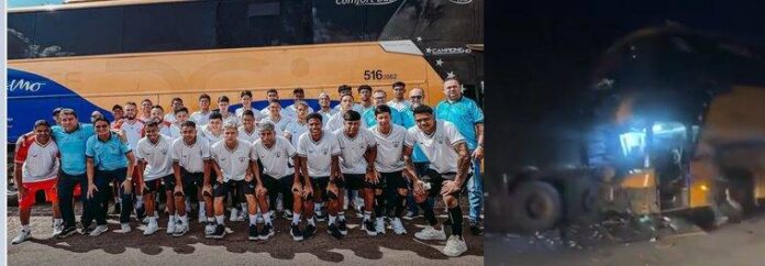 Acidente Com ônibus Do Águia De Marabá Deixa Integrante Da Comissão Técnica Morto