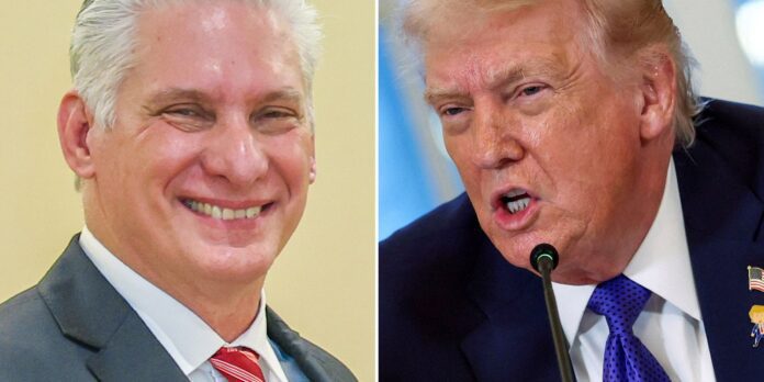 Trump faz ameaças a Cuba e presidente Miguel Diaz-Canel reage Trump faz ameaças a Cuba e presidente Miguel Diaz-Canel reage