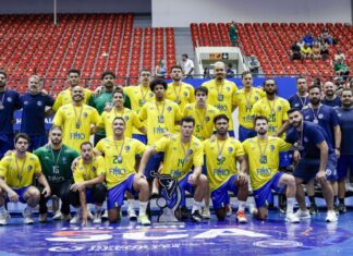 Vice no Sul-Centro Americano, Brasil sela vaga no Mundial de handebol Vice no Sul-Centro Americano, Brasil sela vaga no Mundial de handebol
