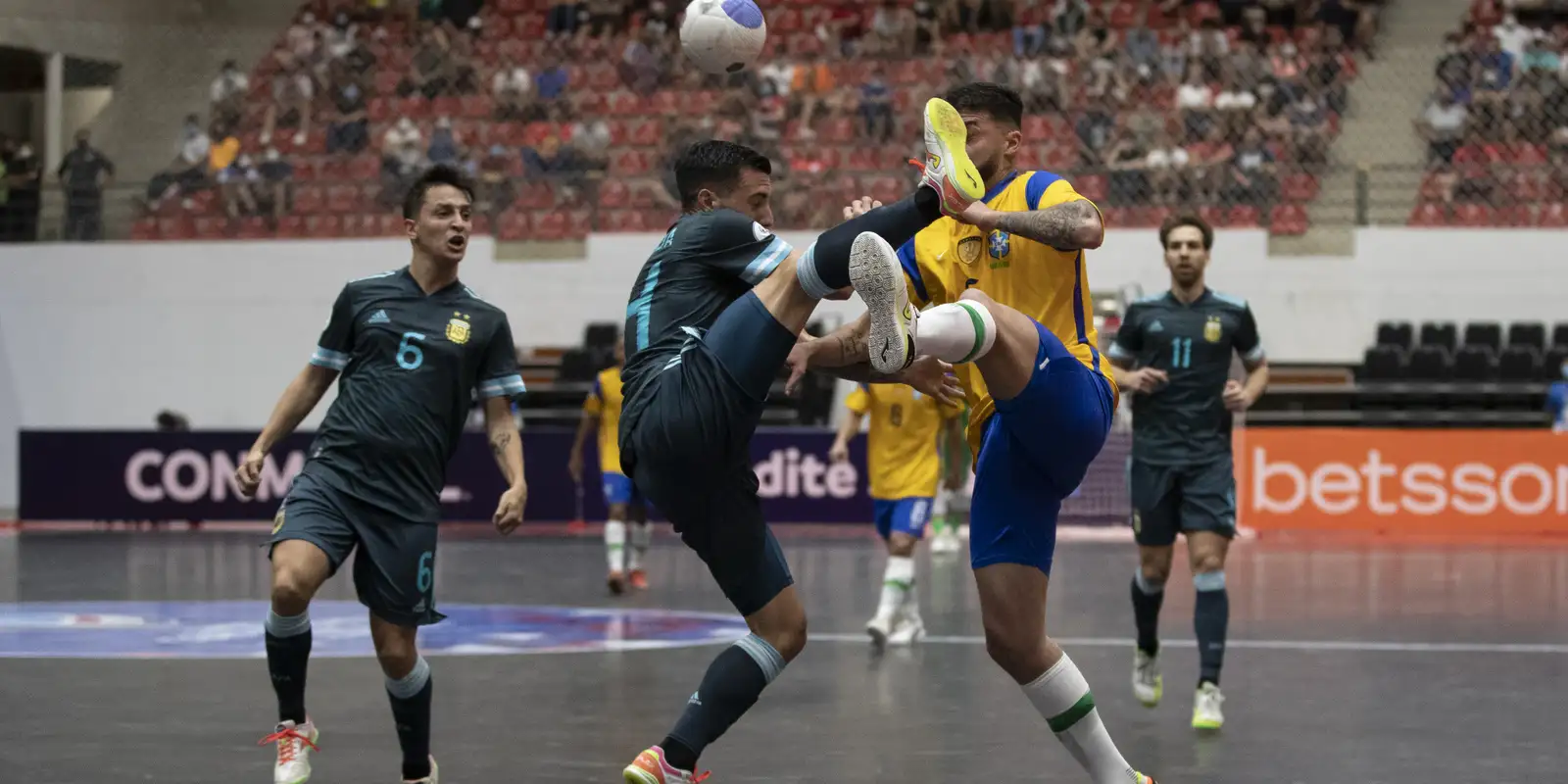 Brasil e Argentina decidem Copa América de Futsal neste domingo Brasil e Argentina decidem Copa América de Futsal neste domingo