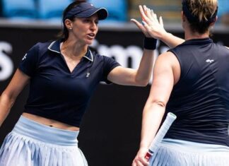 Dupla de Stefani vence 2º jogo e vai às quartas do WTA 1000 de Doha Dupla de Stefani vence 2º jogo e vai às quartas do WTA 1000 de Doha