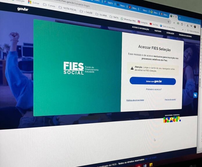 Fies Abre Inscrições Para O Primeiro Semestre De 2026