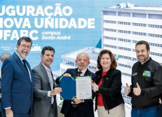 Lula inaugura nova unidade da UFABC em Santo André