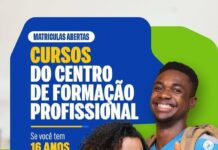 Centro de Formação Profissional abre matrículas para cursos a partir dos 16 anos