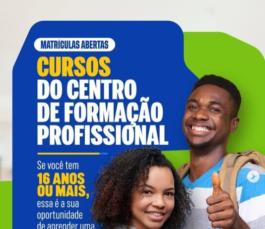 Centro de Formação Profissional abre matrículas para cursos a partir dos 16 anos