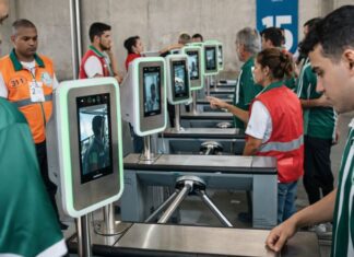 Reconhecimento facial amplia público nos estádios e reforça segurança Reconhecimento facial amplia público nos estádios e reforça segurança