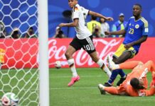 Alemanha repete 7×1 sobre Curaçao, que faz seu primeiro gol em Copas Alemanha repete 7x1 sobre Curaçao, que faz seu primeiro gol em Copas