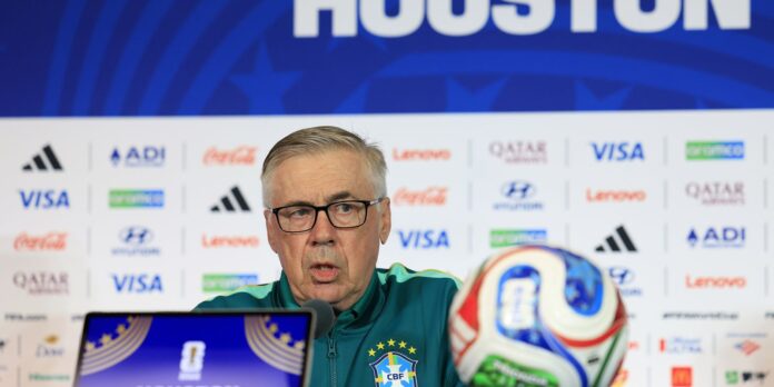 Ancelotti omite escalação do Brasil na véspera do duelo contra Ancelotti omite escalação do Brasil na véspera do duelo contra o Japão