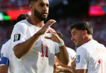 Com gol relâmpago, Marrocos derrota Escócia pelo grupo do Brasil Com gol relâmpago, Marrocos derrota Escócia pelo grupo do Brasil