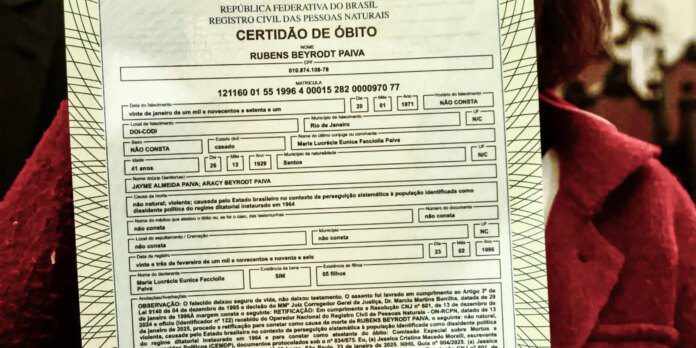 Ditadura Militar: governo emite mais 95 certidões de óbito retificadas Ditadura Militar: governo emite mais 95 certidões de óbito retificadas