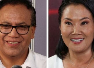 Eleições no Peru: Sanchéz supera Fujimori com 93% das urnas apuradas Eleições no Peru: Sanchéz supera Fujimori com 93% das urnas apuradas