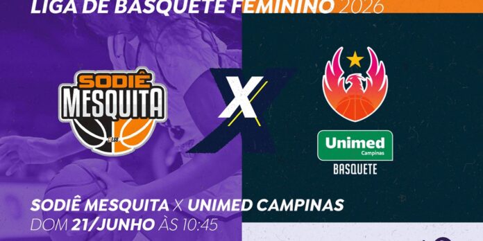 LBF: TV Brasil transmite Sodiê Mesquita x Unimed Campinas no domingo