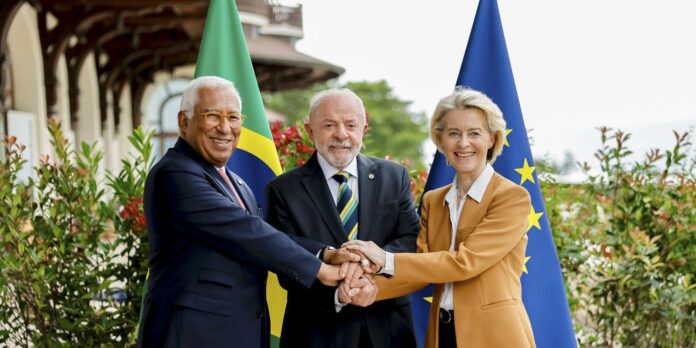 Lula debate com líderes europeus sobre vetos a produtos brasileiros Lula debate com líderes europeus sobre vetos a produtos brasileiros