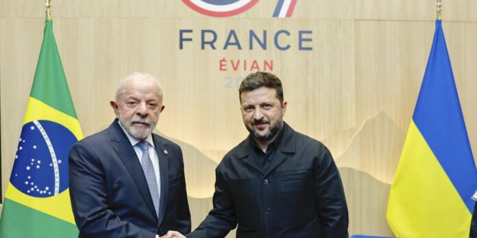 Lula e Zelensky debatem saída diplomática para guerra Ucrânia x Rússia Lula e Zelensky debatem saída diplomática para guerra Ucrânia x Rússia