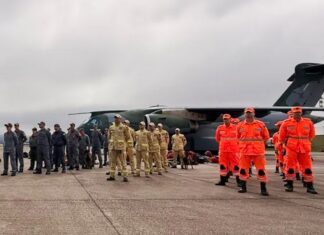 Quarto voo brasileiro para Venezuela decola com bombeiros e donativos Quarto voo brasileiro para Venezuela decola com bombeiros e donativos