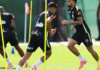 Seleção brasileira se reapresenta e faz 1º treino para encarar Haiti Seleção brasileira se reapresenta e faz 1º treino para encarar Haiti