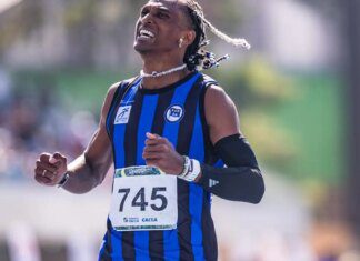 Alison vence 400m com barreiras com melhor marca mundial em 2026 Alison vence 400m com barreiras com melhor marca mundial em 2026