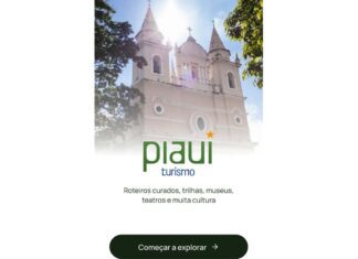 Aplicativo mostra a usuário opções de turismo no estado do Piauí Aplicativo mostra a usuário opções de turismo no estado do Piauí
