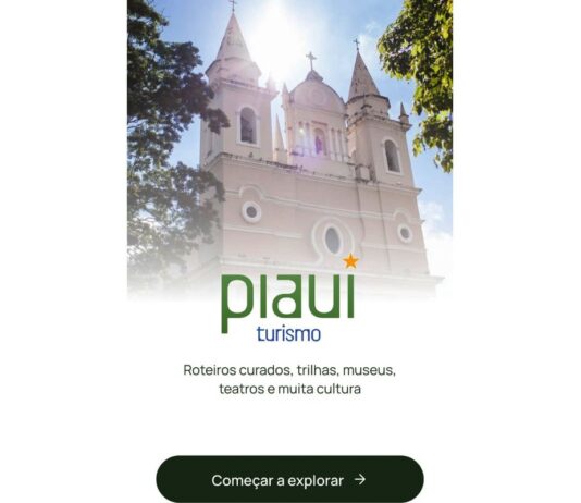 Aplicativo mostra a usuário opções de turismo no estado do Piauí Aplicativo mostra a usuário opções de turismo no estado do Piauí