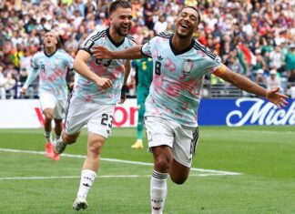 Bélgica e Estados Unidos avançam e se enfrentam nas oitavas da Copa Bélgica e Estados Unidos avançam e se enfrentam nas oitavas da Copa
