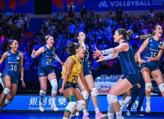 Brasil bate favorita Itália e terá Turquia na final da Liga das Nações Brasil bate favorita Itália e terá Turquia na final da Liga das Nações