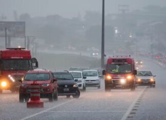 Inmet emite alerta de grande perigo para acumulados de chuva no RS Inmet emite alerta de grande perigo para acumulados de chuva no RS