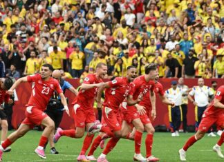 Suíça despacha Colômbia nos pênaltis e define quartas de final da Copa Suíça despacha Colômbia nos pênaltis e define quartas de final da Copa