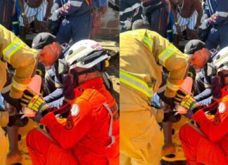 Criança é Resgatada Após Escada De Concreto Desabar Em Itaparica