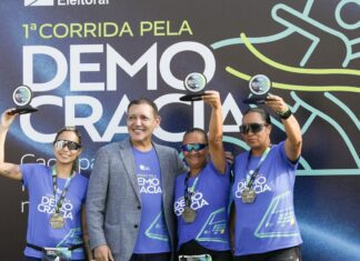 TSE promove Corrida pela Democracia em Brasília TSE promove Corrida pela Democracia em Brasília