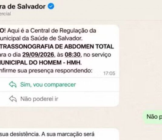 SMS De Salvador Passa A Enviar Lembretes De Consultas Pelo WhatsApp; Veja Como Funciona